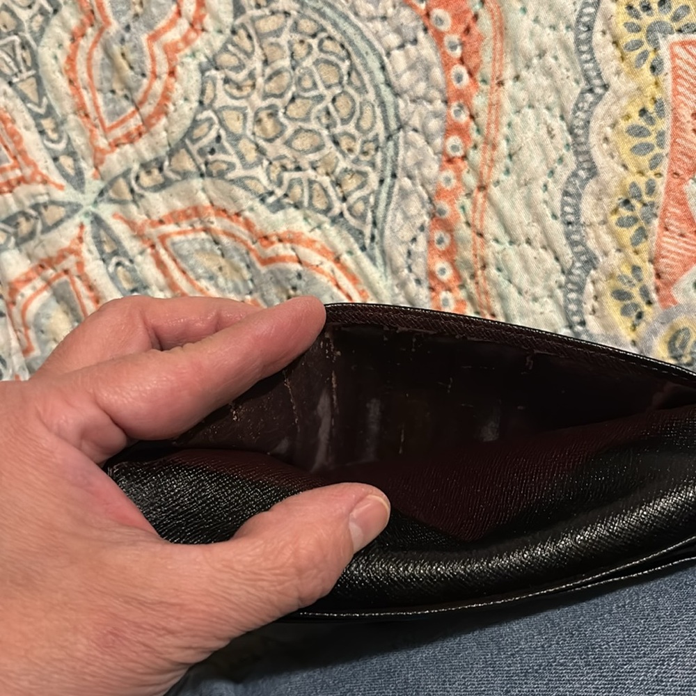 Vintage Lv Wallet/Checkbook In Used Condition - image 8